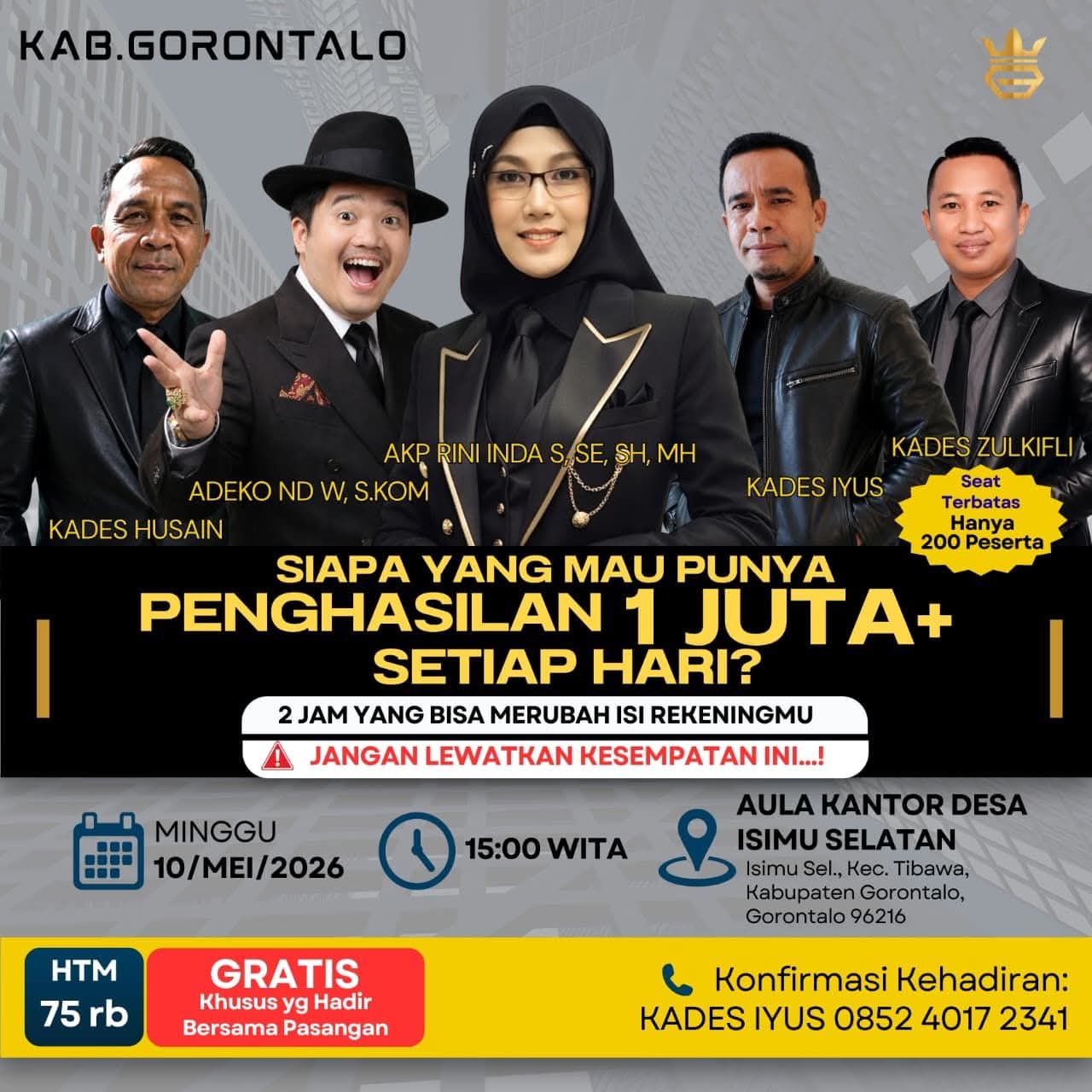 Mendapatkan penghasilan 1 Juta setiap hari